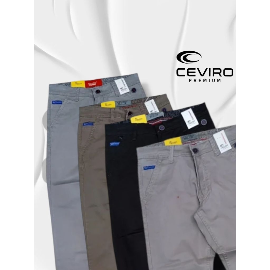 Celana Chinos Pria CEVIRO CO ORIGINAL