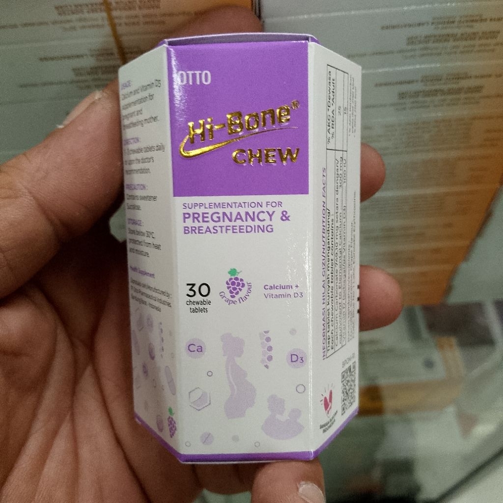 HI BONE CHEW Suplemen Kesehatan Ibu Hamil Menyusui 30tablet