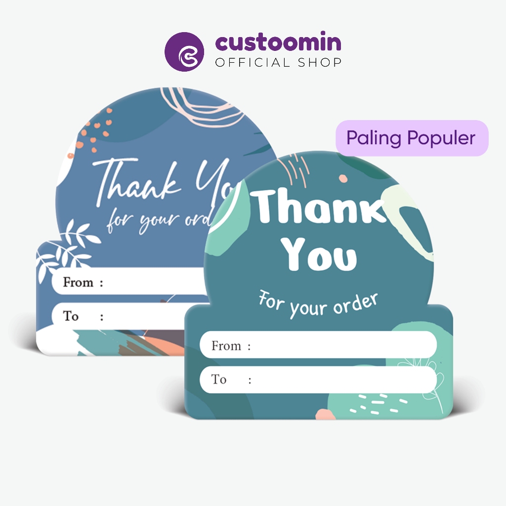 

Sticker Thankyou (Ukuran 7x7) #Moder Cutting - Sticker Label | Custoom.in