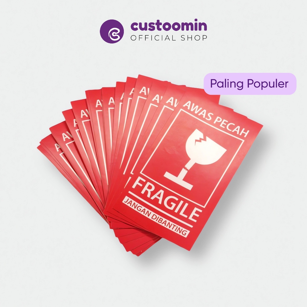 

Sticker Fragile - Sticker Hati Hati Mudah Pecah Belah | Custoom.in