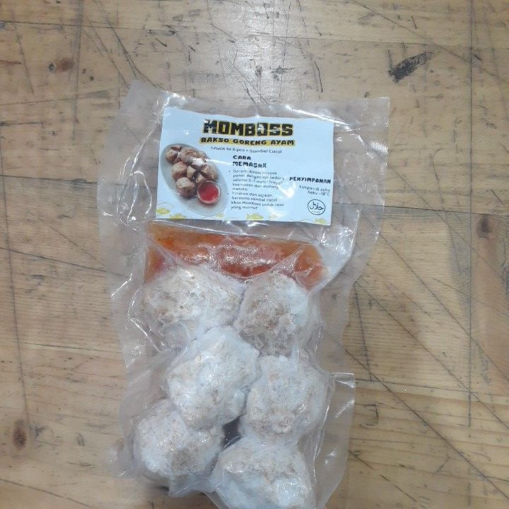 

MOMBOS BAKSO GORENG AYAM ISI 6