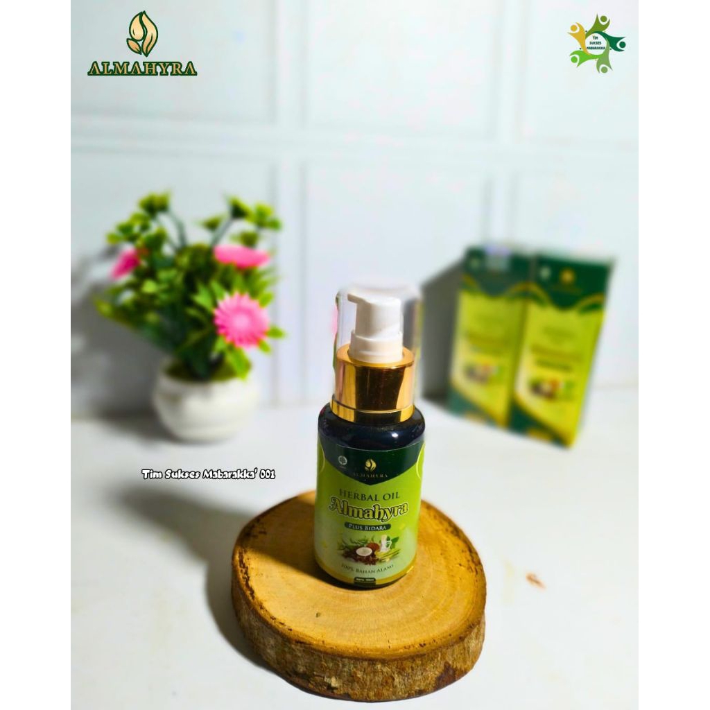 Minyak Urut Herbal Oil Almahyra 100% Original Plus Bidara 60ml
