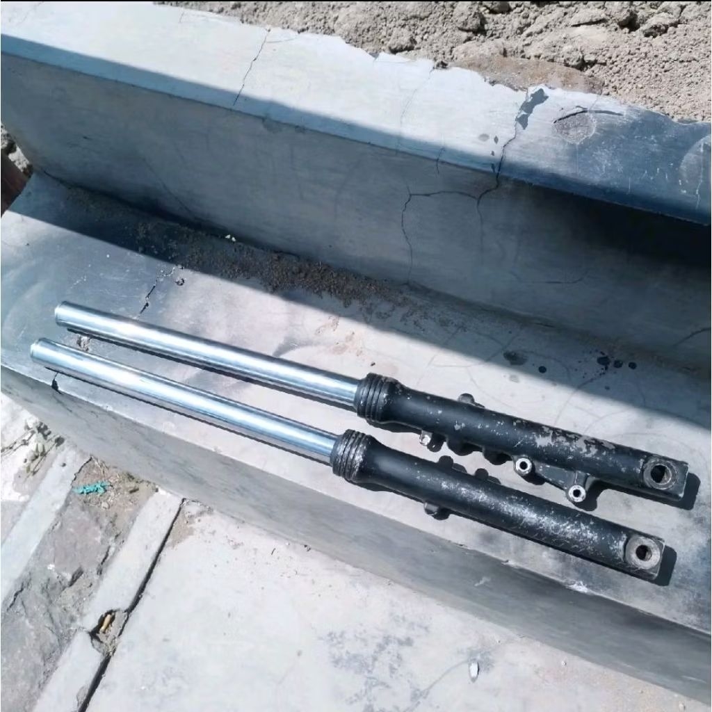 Bottom Set As Shock Depan Kawasaki Ninja RR Victor Serpico Kidal Set Tutup Stainless 304