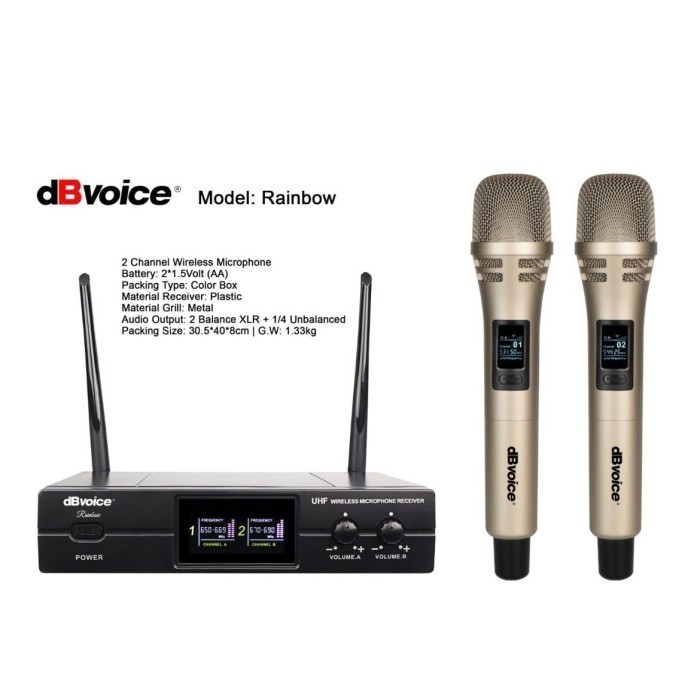 RAINBOW MIC WIRELESS DBVOICE ORIGINAL / MIC WIRELESS