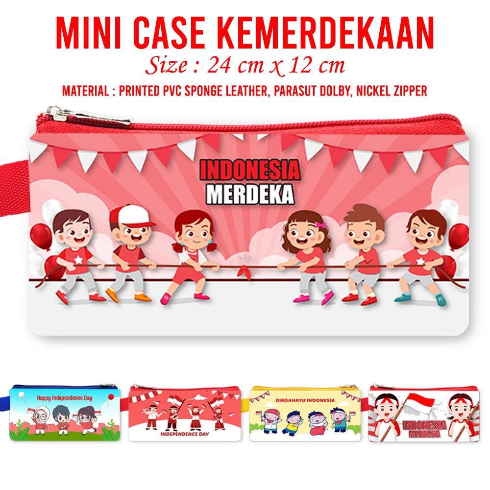 

Mini Case Souvenir Hari Kemerdekaan Indonesia Tempat Pensil 17 Agustus Agustusan Merdeka