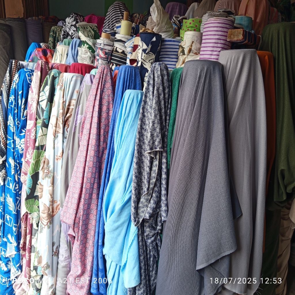 HARGA/0,5 M - KAIN POLINO SILK | KAIN POLINOSIC | BAHAN SANWOS | KAIN SANWOS MOTIF KOTAK