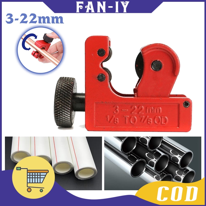 Alat Pemotong Pipa Besi 3-22mm Tubing Cutter Pemotong Pipa Aluminium
