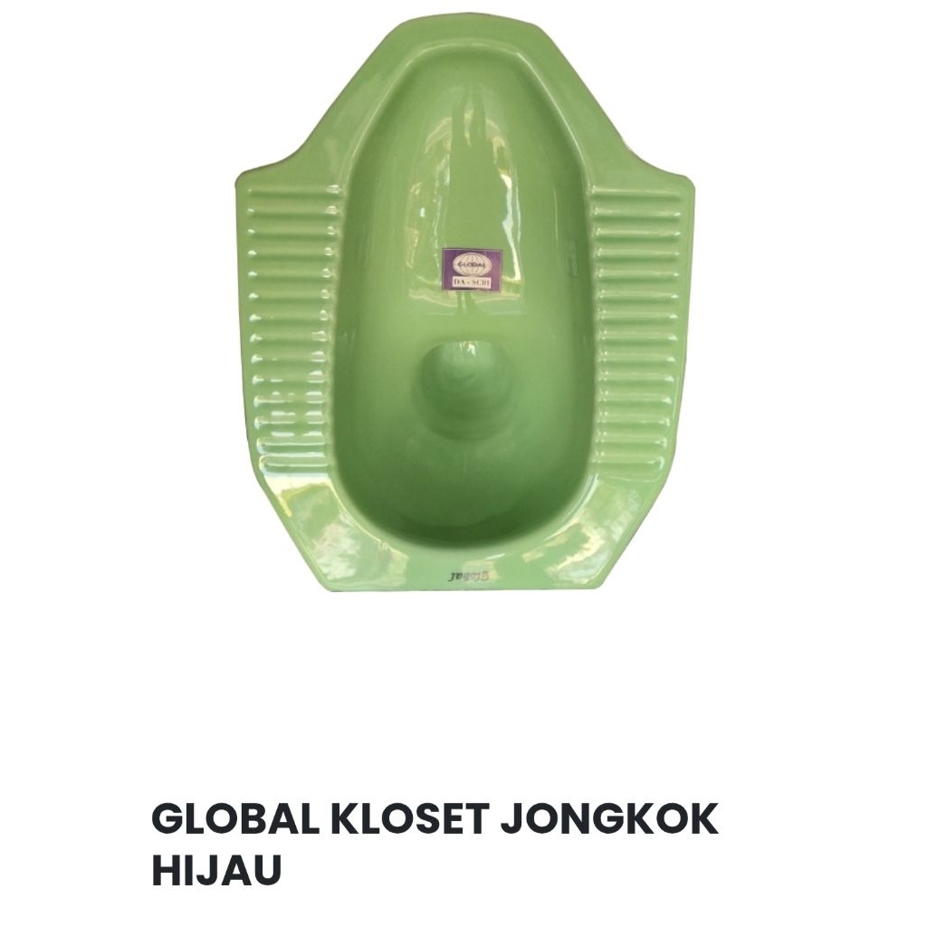 Kloset jongkok Global closet jongkok Hijau