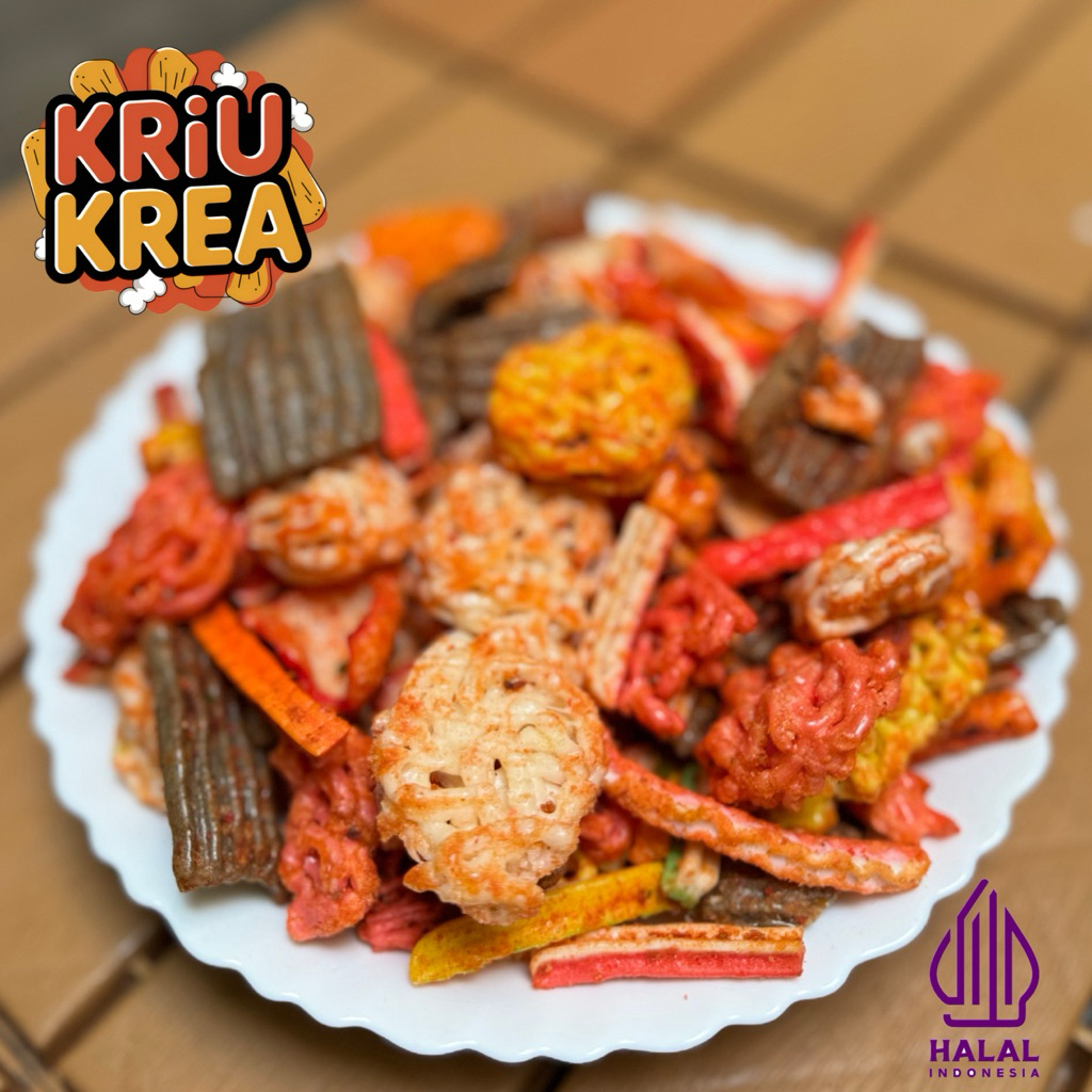 

Kerupuk Seblak mix pedas viral 500gr