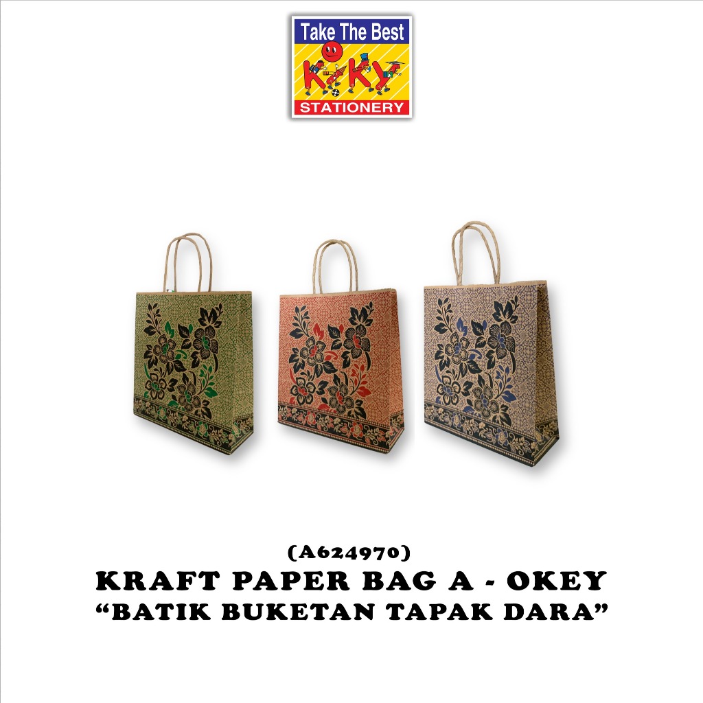 

OKEY Tas Tali A Kraft (24 x 22 x 8) 125 gr -1 Pcs