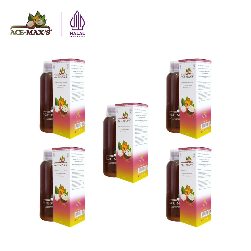 

Acemaxs Ekstrak Kulit manggis Dan Daun Sirsak 350ml (PAKET 5)