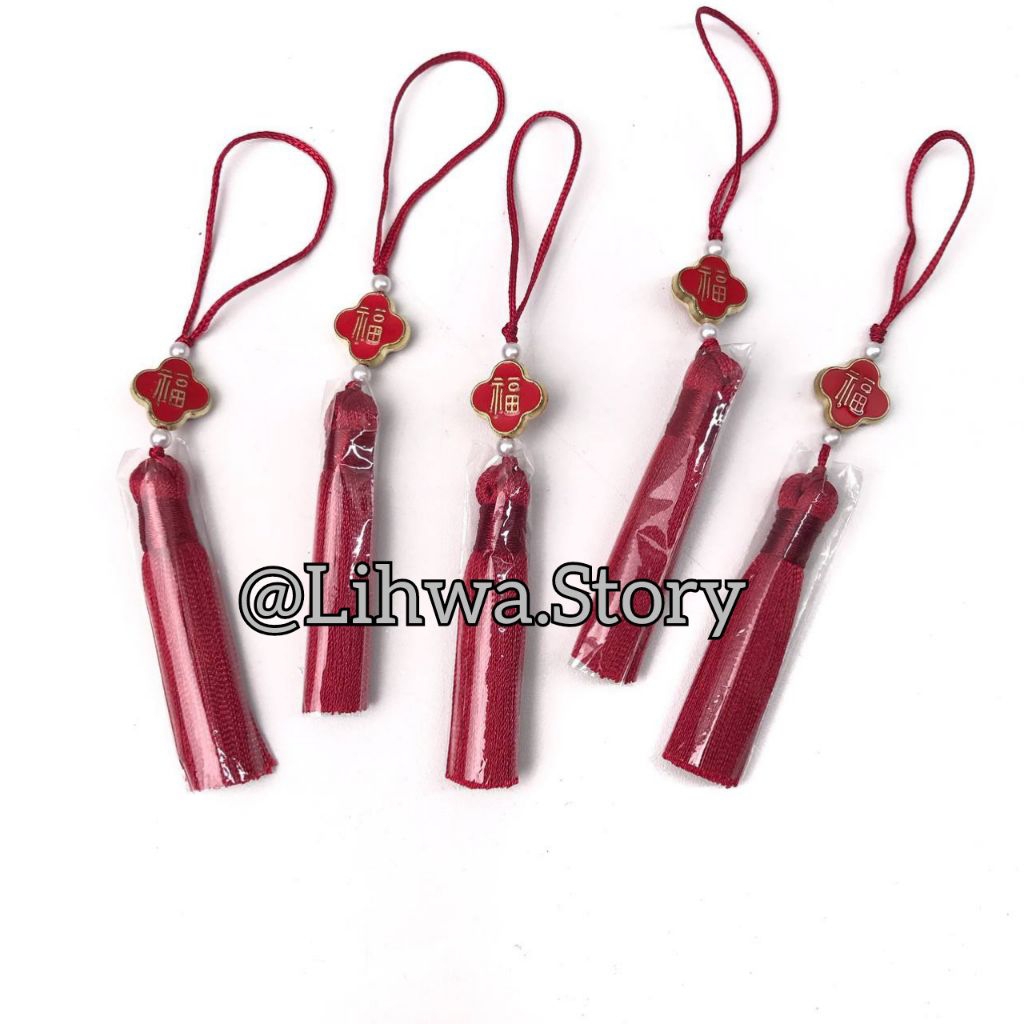 

1 PC - TASEL IMLEK MUTIARA | HIASAN IMLEK CNY | AKSESORIS HAMPERS PARCEL