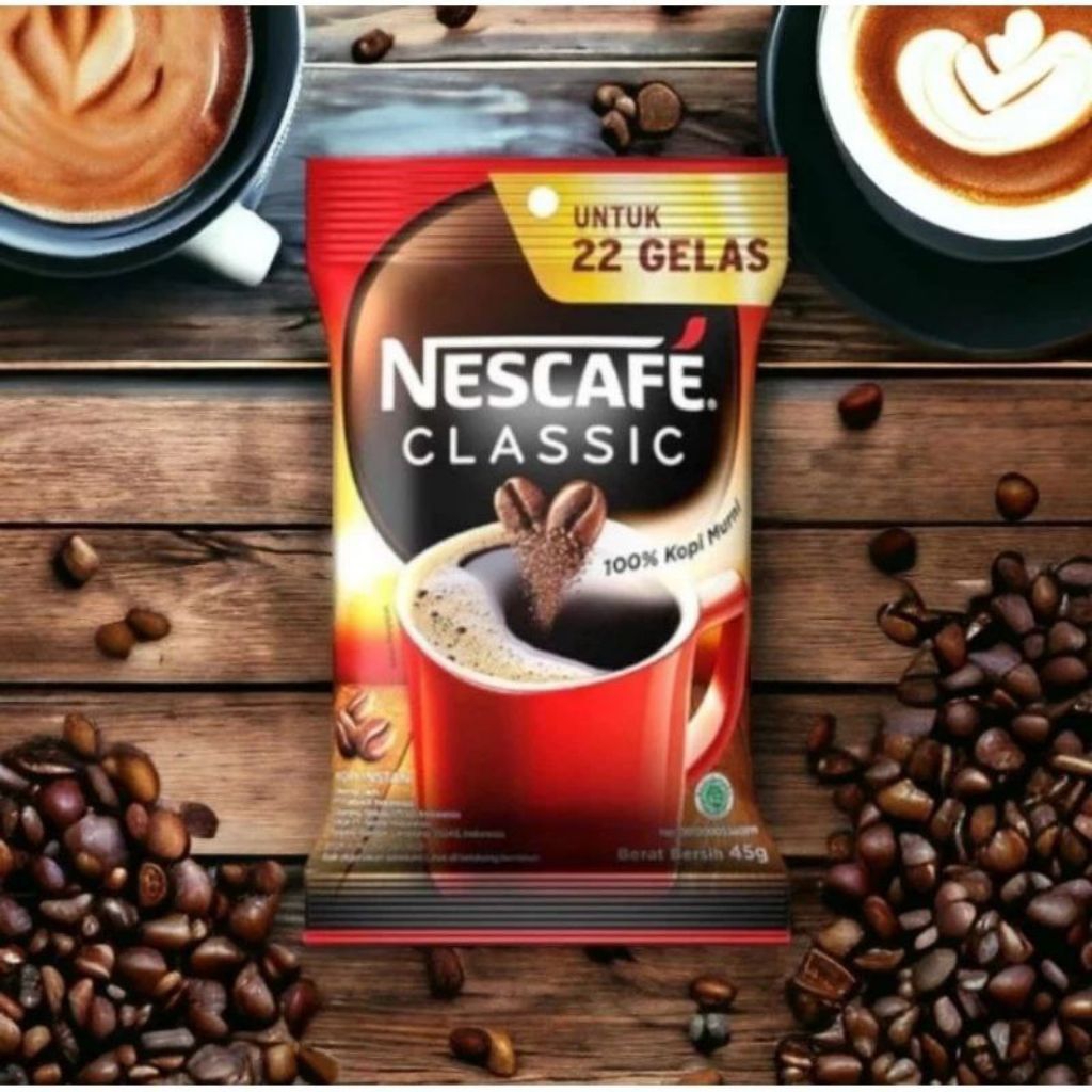 

NESCAFE CLASSIC KOPI HITAM 45g 90g