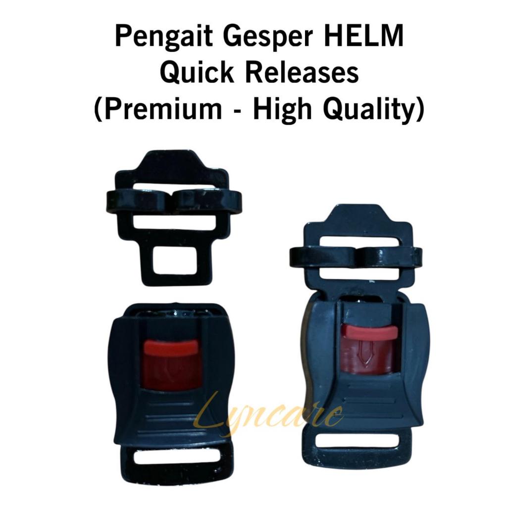 Gesper Helm Anti Pecah Universal Pengunci Tali Klik Cetekan Helm Tebal Pengait Kunci Helm Quick Rele