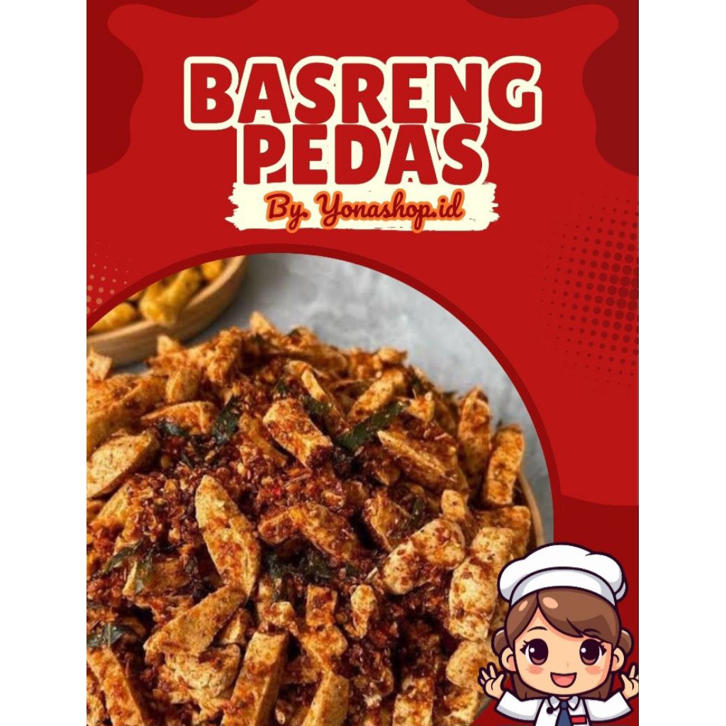 

promo spesial!! Basreng pedas daun jeruk kemasan 200-250gram