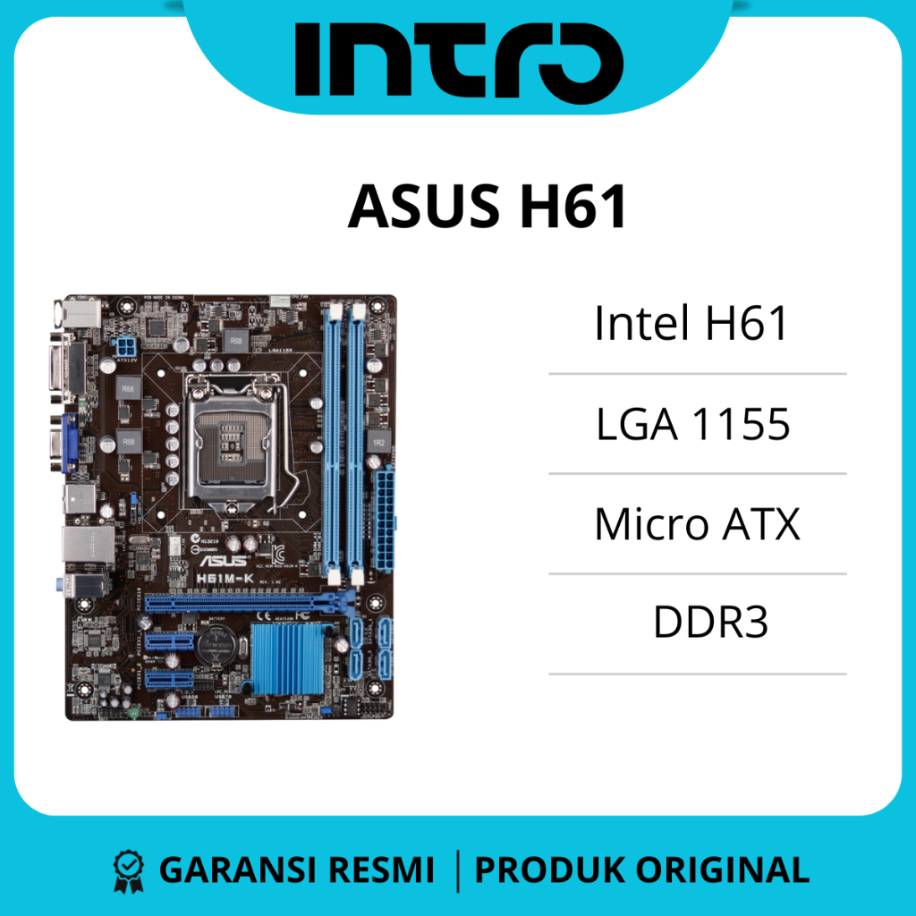 MOTHERBOARD ASUS H61 MK LGA 1155