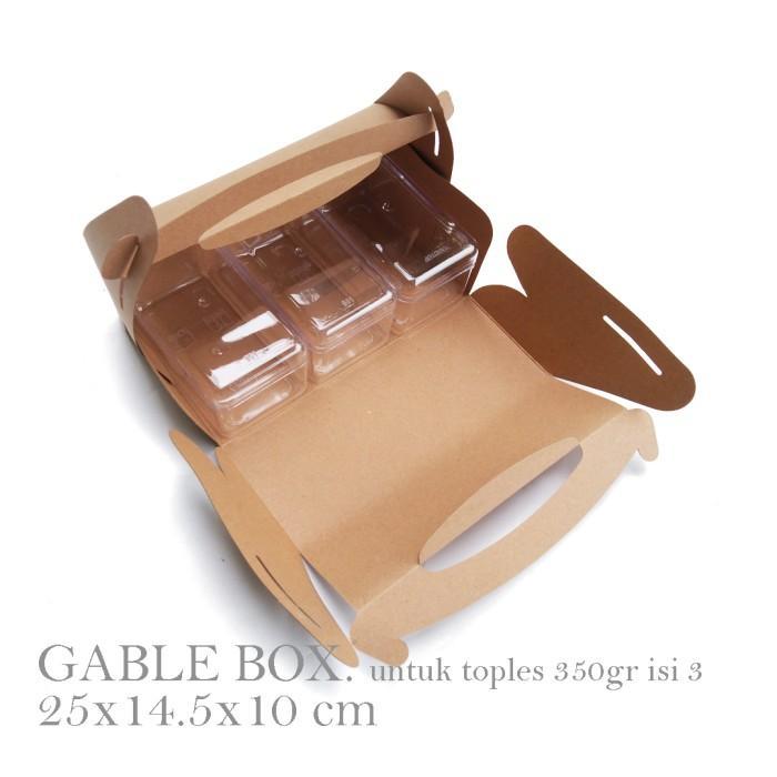 

Gable Box Box Mug Box Toples Isi 3 Box Hampers 350gsm Ukuran 25x14.5x10cm