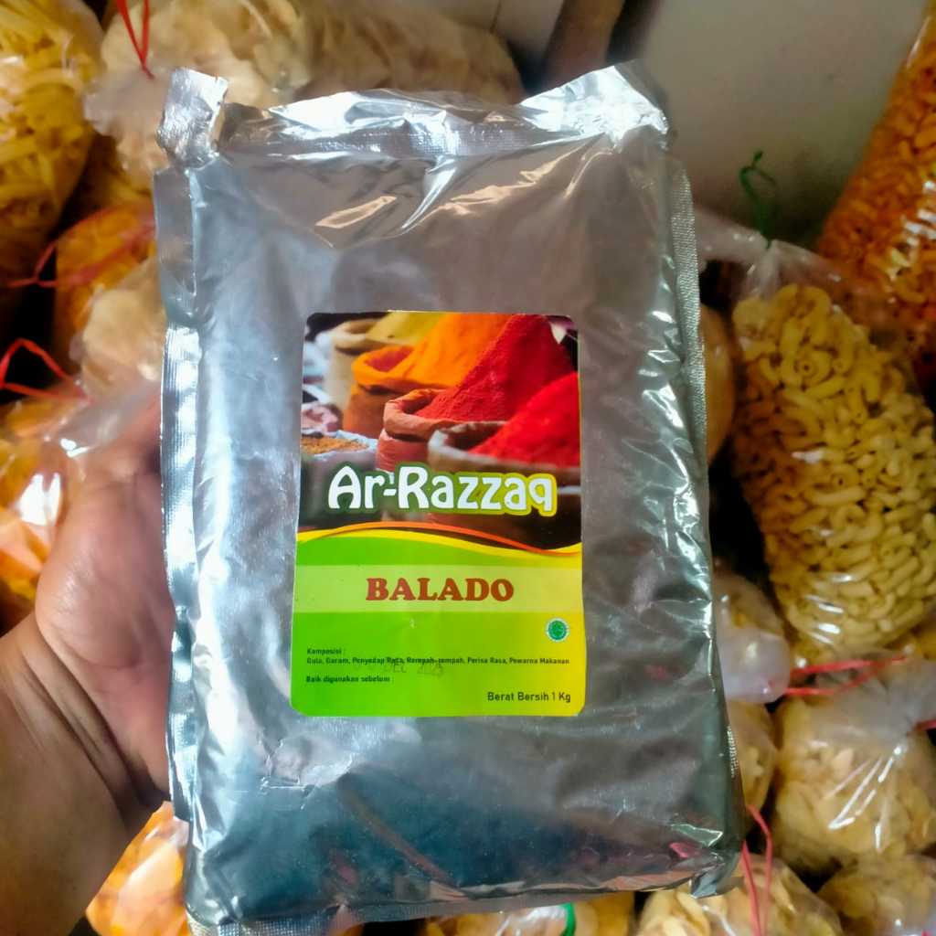 

Bubuk Tabur Balado Ar-Razzaq Ukuran 1kg