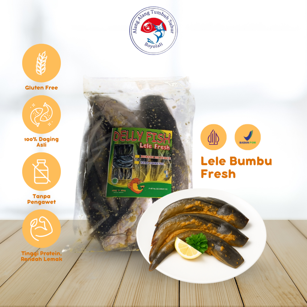 

Paket Lele Plus Bumbu Jeruk Limau Delly Fish Praktis Siap Masak 1kg