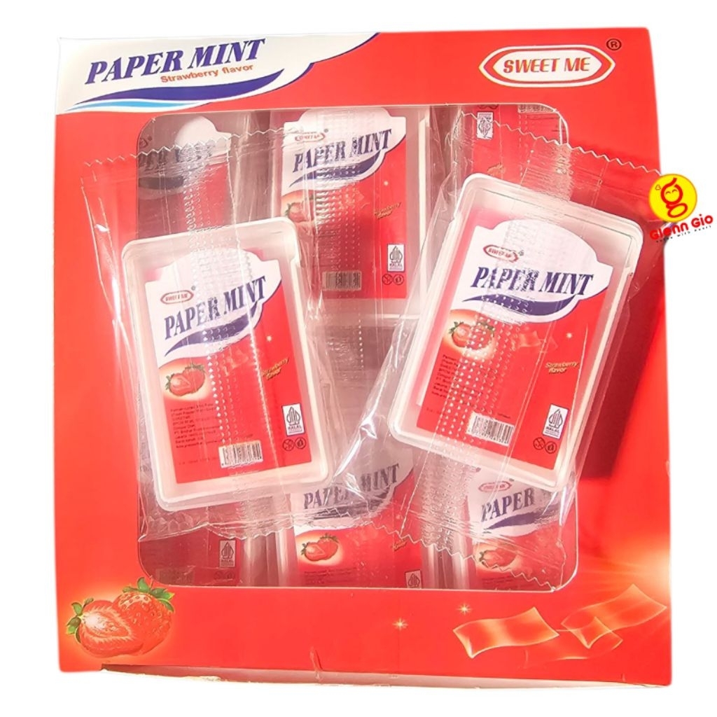 

Permen Lunak Mint Paper Mint Sweet Me Box isi 30 pcs