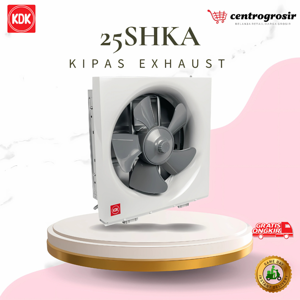 KDK 25SHKA Wall Mount Kitchen Exhaust Dinding Exhaust Fan Dapur 10 inch Anti Karat