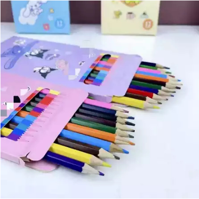 

Pensil Warna Kayu Motif Pensil Warna Karakter isi 12pcs Set Pensil Warna isi 12pcs Alat Mewarnai set