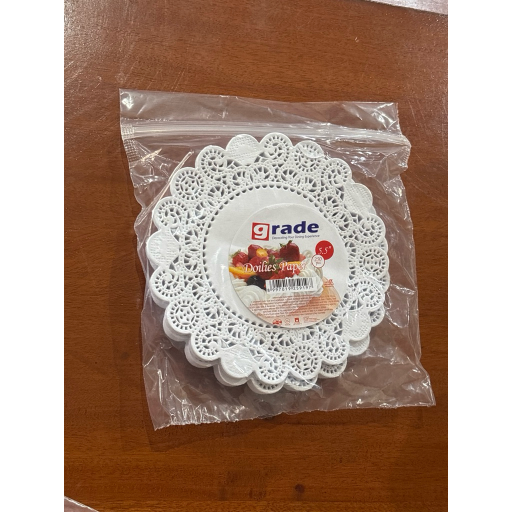 DOILIES PAPER GRADE isi 250 pcs