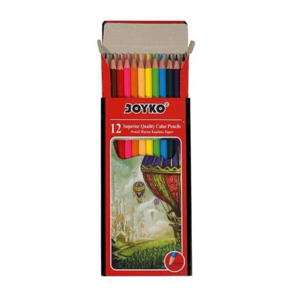 

Pensil Warna 12 Warna JOYKO CP 100 - 12 Color Mewarnai