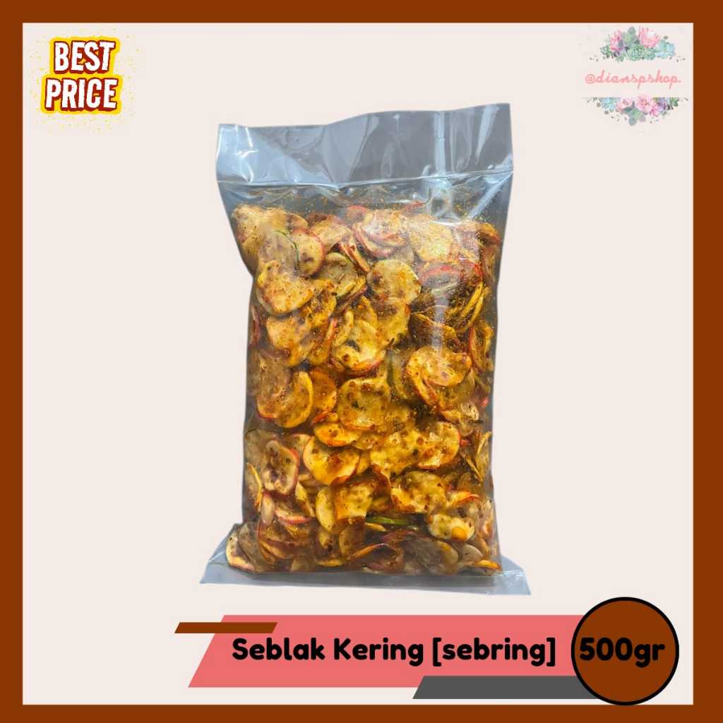 

Sebring Seblak Kering Seblak Garing MadamDi Kemasan 500gr Cemilan Pedas