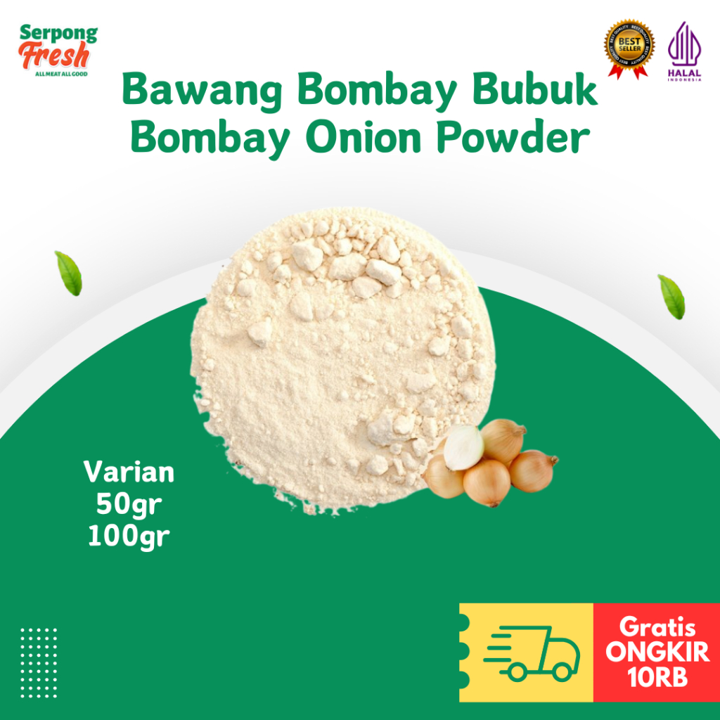 

Bumbu Rempah Bawang Bombay Bubuk Bombay Onion Powder 50gr 100gr