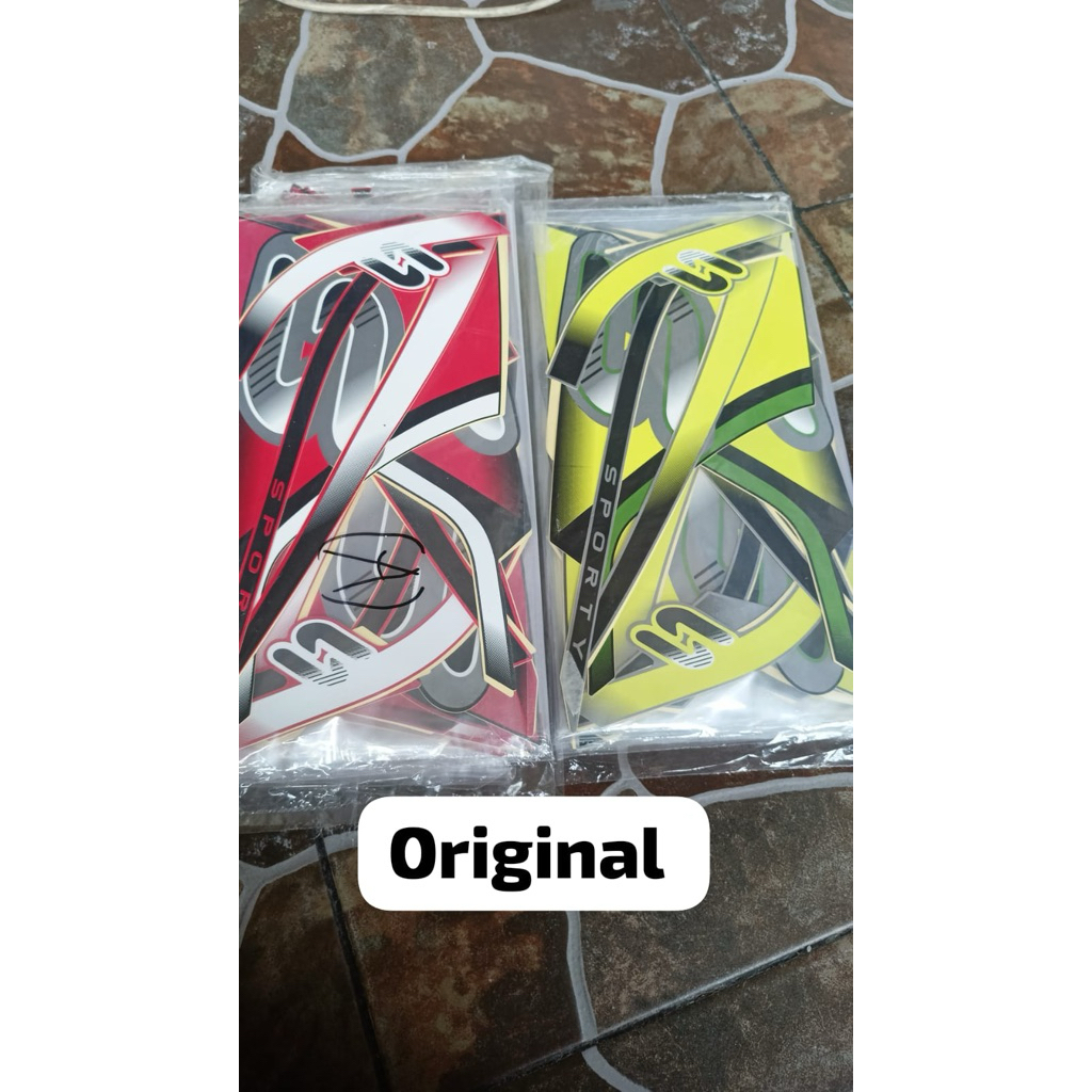 ORIGINAL STRIPING STIKER LIS BODY MOTOR HONDA SCOOPY 2024-2025 SPORTY