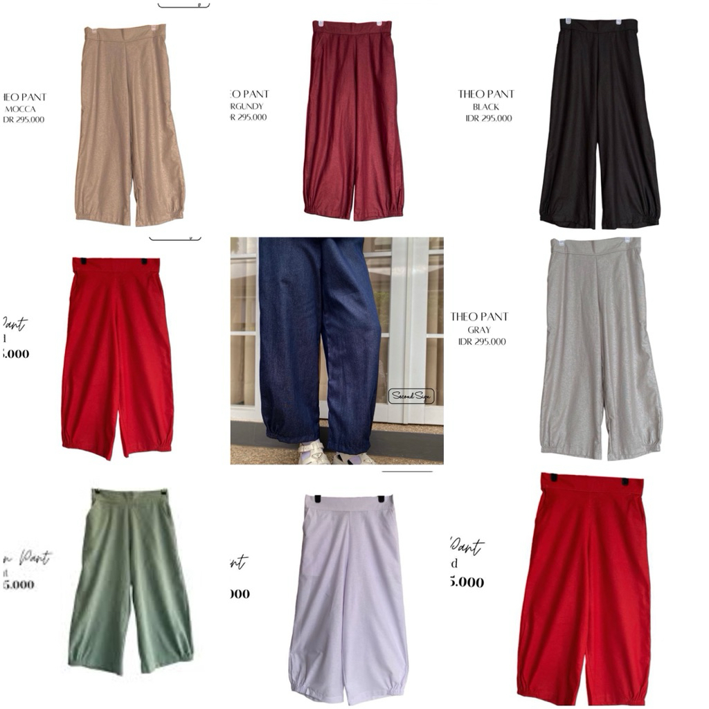 THEO PANTS BY SECOND SIGN