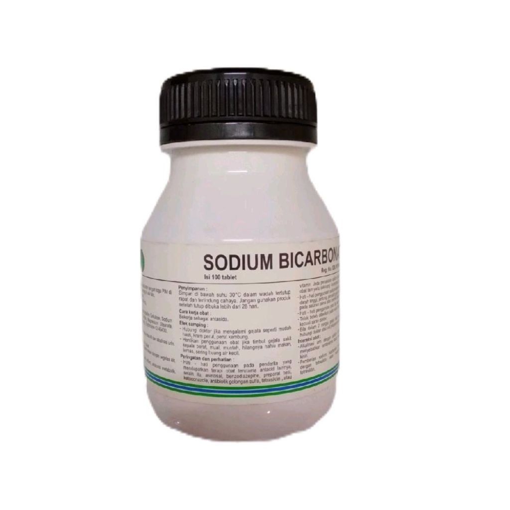 Sodium Bikarbonat / Natrium Bikarbonat Isi 100 Tablet
