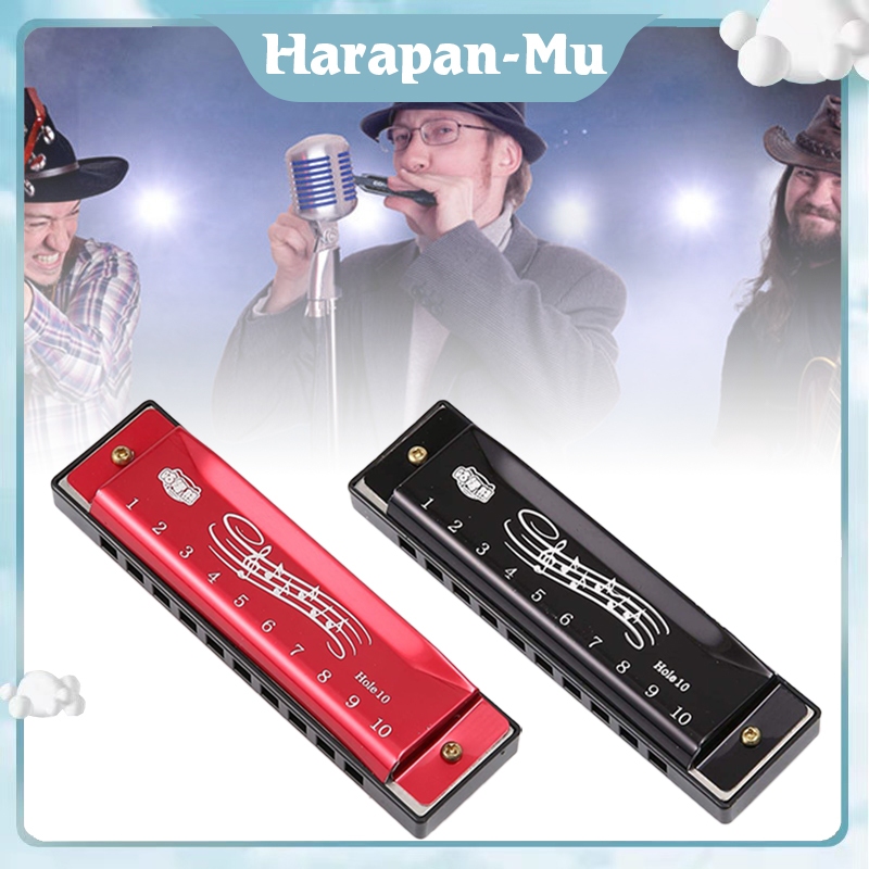 Harmonika Kromatik 10 Hole Import Alat Musik Harmonika