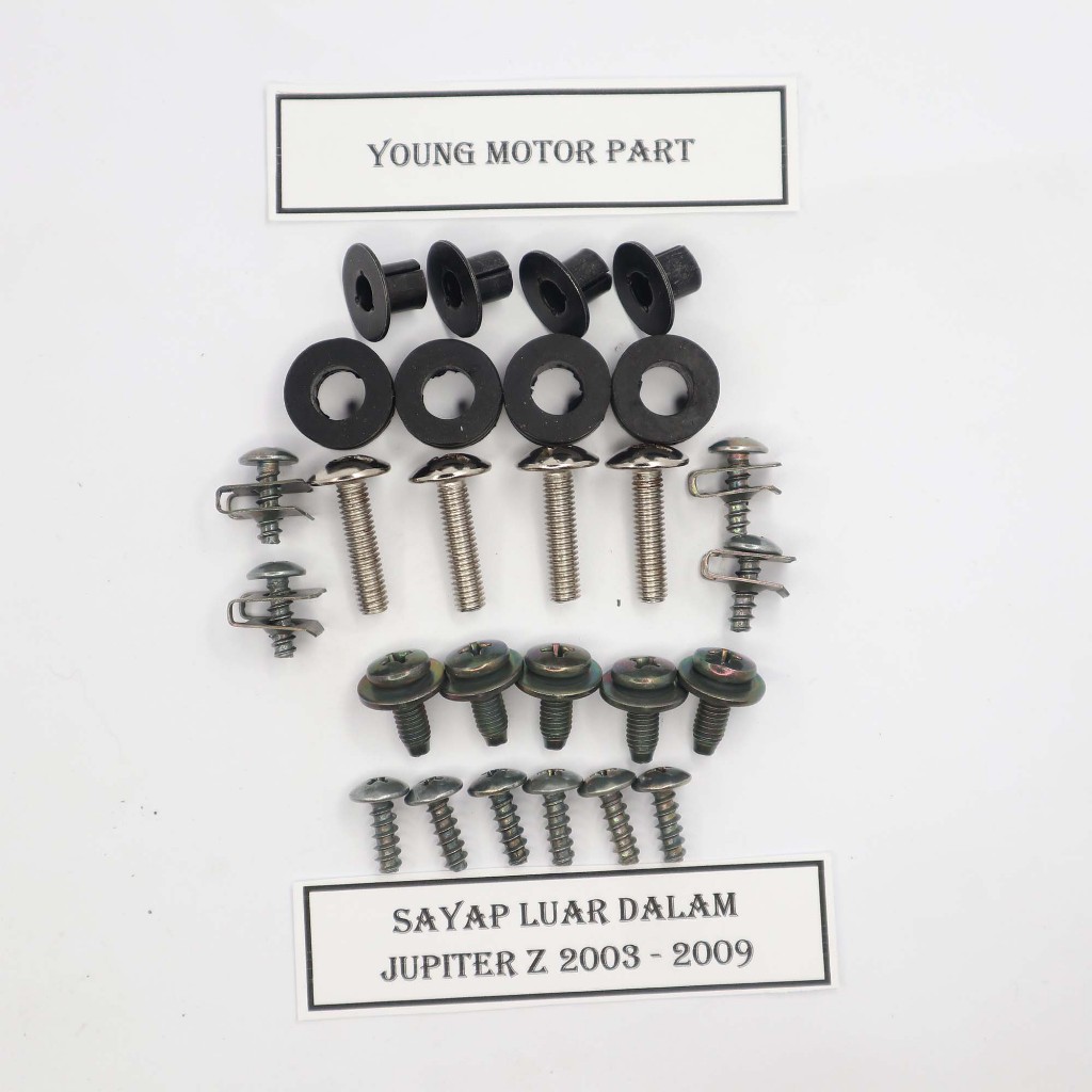 Baut Sayap Luar Dalam Jupiter Z 2003 - 2009 | Baud Sayap Jupiter Z New dan Lama