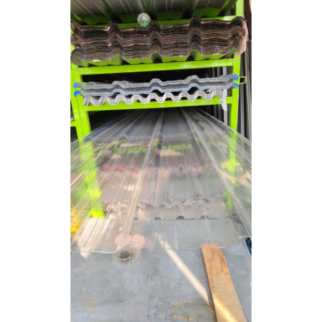 Spandek Bening Transparan 1.2 mm anti uv