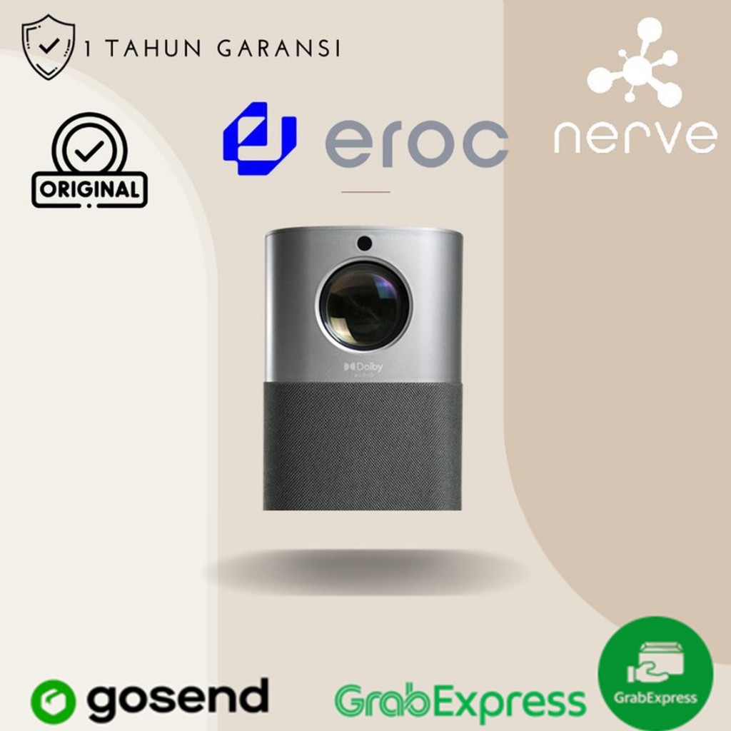 EROC Android Smart Home Proyektor Dolby FHD - LED MAX Projector