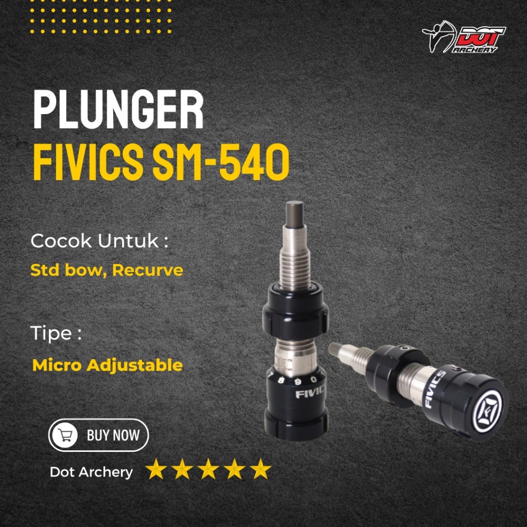 Plunger Panahan Fivics SM 540 Original Korea Cushion Button Busur Recurve Barebow