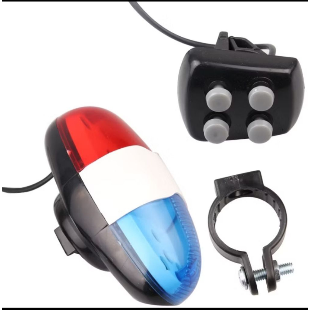 lampu sepeda klakson suara sirine polisi