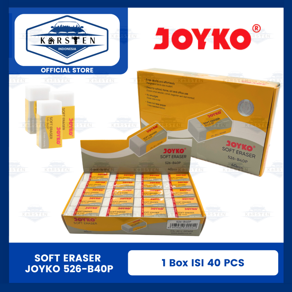 

Eraser | Penghapus Joyko 526-B40p