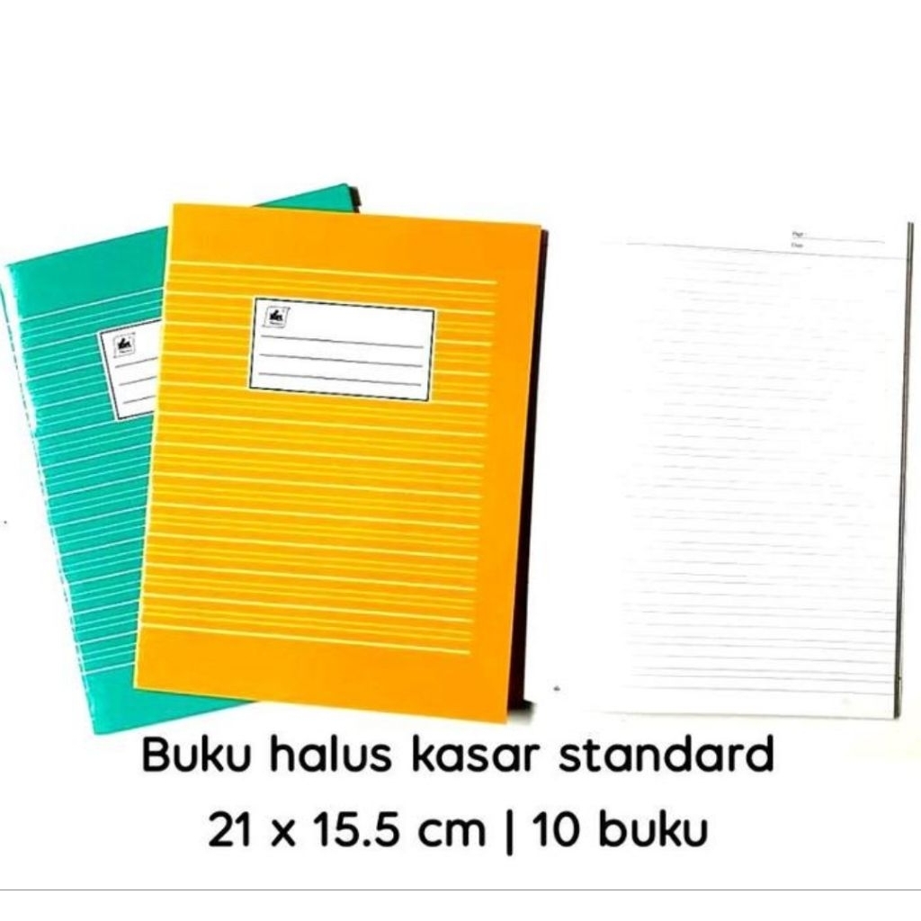 

Buku STANDARD Halus Kasar / Kotak Kecil / Kotak Besar 30 Lembar ( 1 pcs )