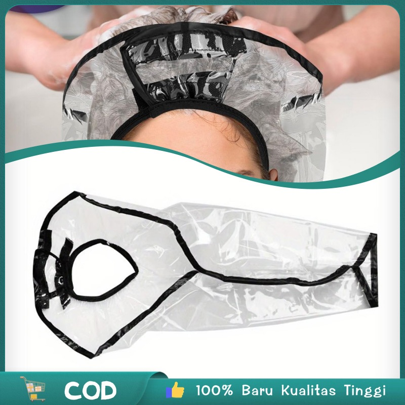 Portable Kip Cat Rambut Salon Transparan Baskom Cuci Rambut Portable Alat Keramas Salon Cuci Rambut