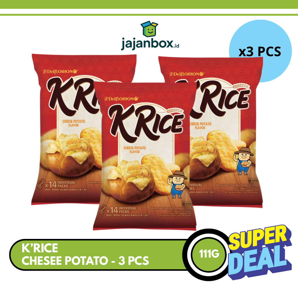 

Delfi Orion K'rice Cheese Potato Flavor 14's - 3 PCS