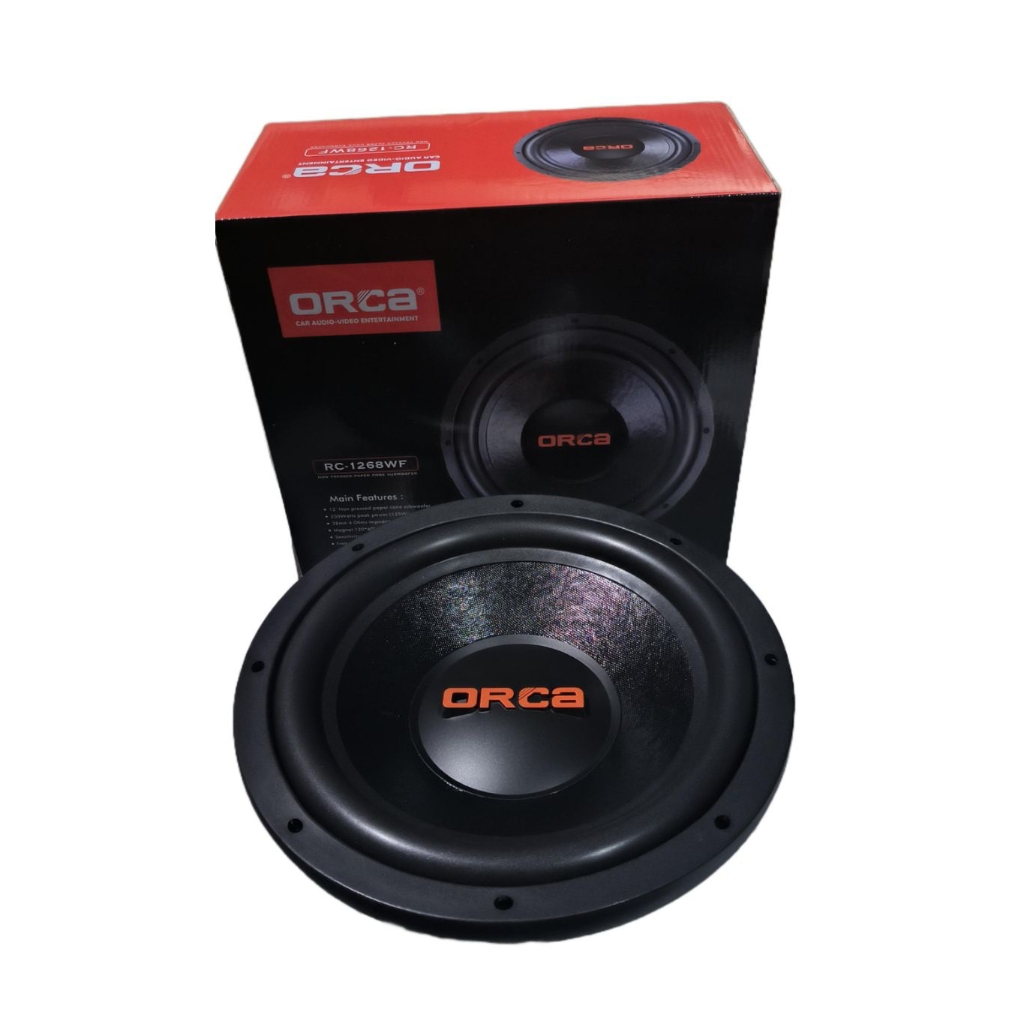 Subwoofer Orca RC-1286WF 12 inch /subwoofer audio mobil 250 watt BARA CAR AUDIO