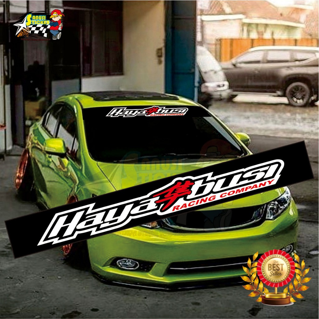 Stiker Mobil Stiker Decal Stiker Cutting Stiker Kaca Mobil Stiker Desain Hayabusi Stiker Termurah Be