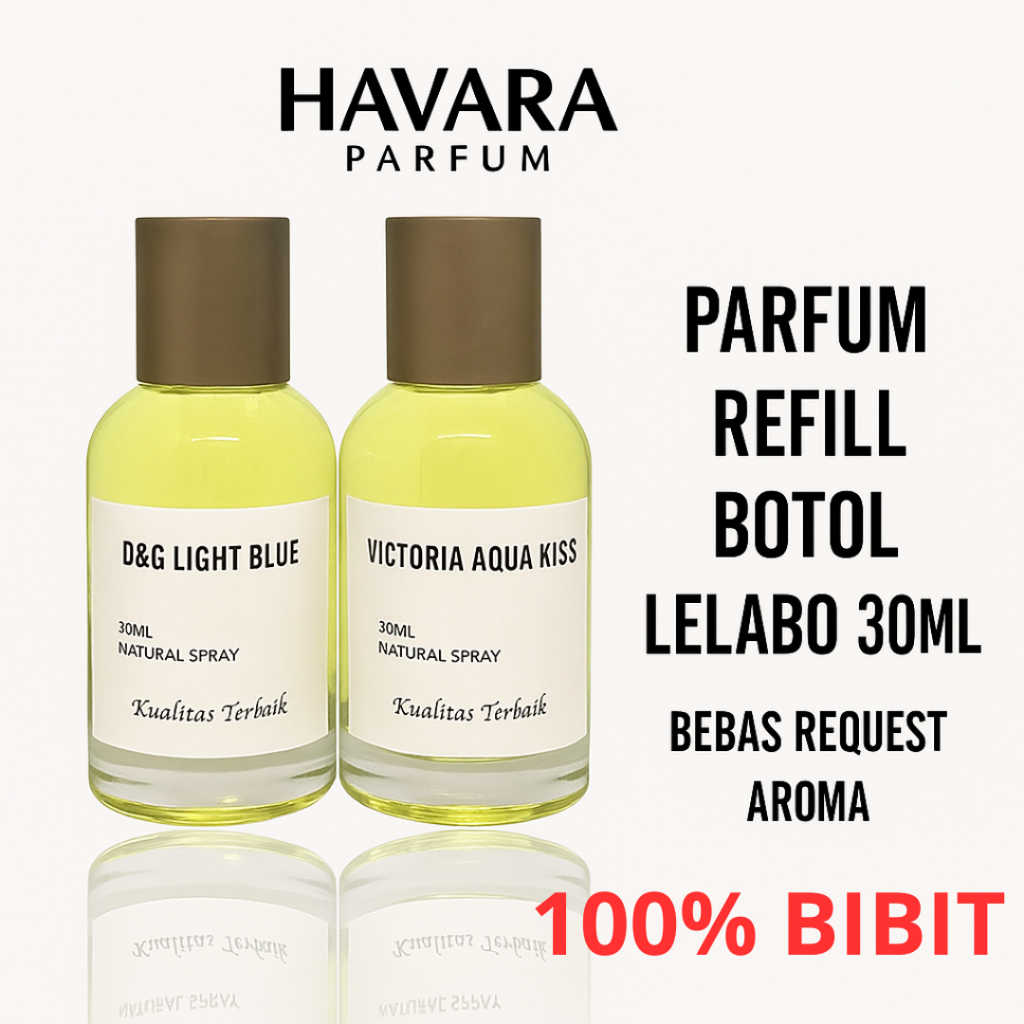 PARFUM REFILL 100% BIBIT MURNI WANGI MEWAH 24 JAM 35ML | BOTOL LELABO | TERLARIS