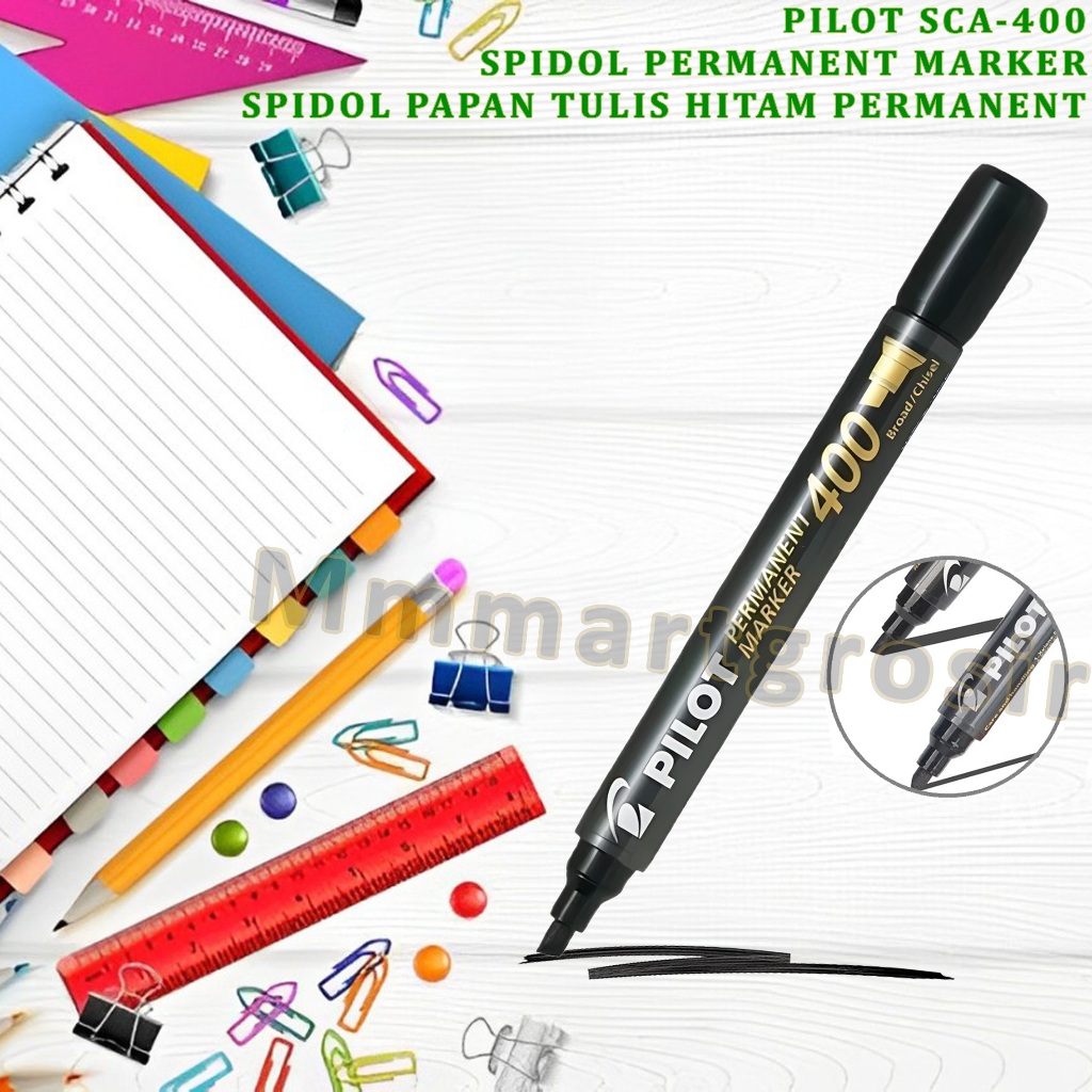 

Pilot / Spidol Permanent Marker / Spidol Papan Tulis Tinta Hitam / SCA-400