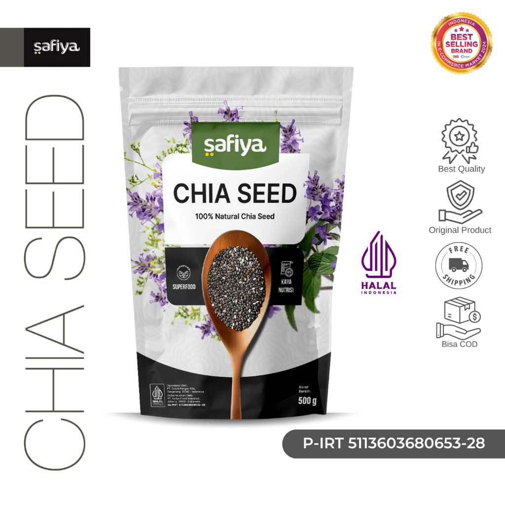 

Safiya Chiaseed Organik 500 Gram Chia Seed Detox Premium