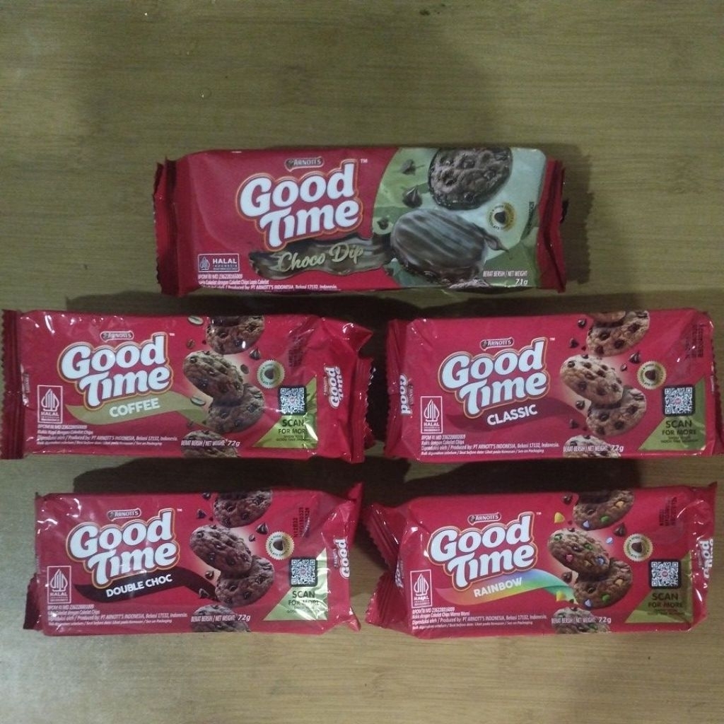 

Snack Murah | Cemilan Murah | Harga Promo Good Time Coffe | Good Time Classic | Good Time Rainbow | Good Time Double Choc | Good Time Choco Dip