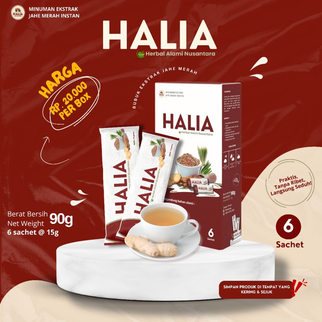 

HALIA BUBUK EKSTRAK JAHE MERAH